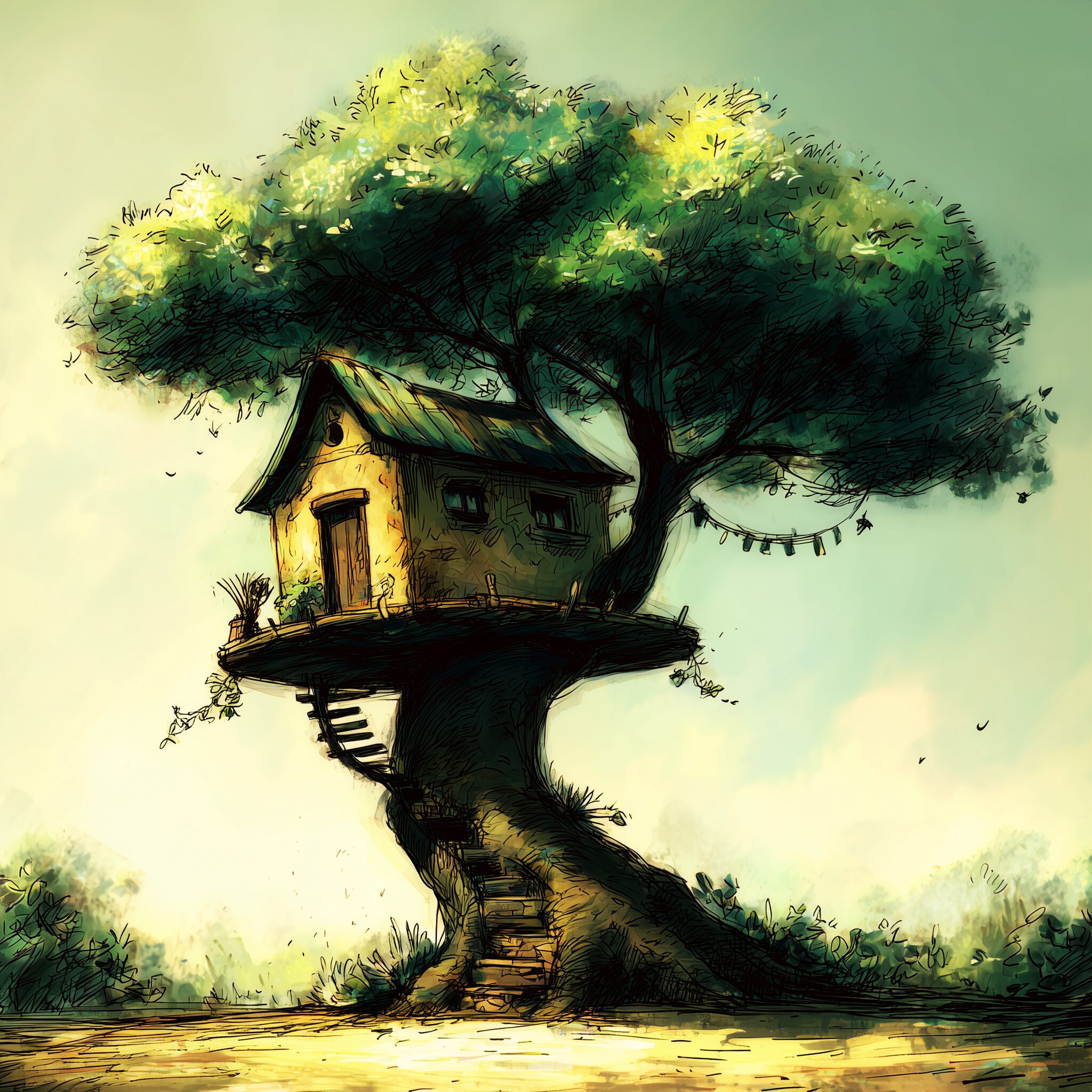 14. Das alte Baumhaus